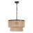18" 3-Light Handwoven Rope Drum Chandelier-481101920-488970563