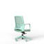 Chaise de bureau ergonomique en maille, 159 kg, avec accoudoirs intégrés, bleu sarcelle-122307707-122307705-122307709