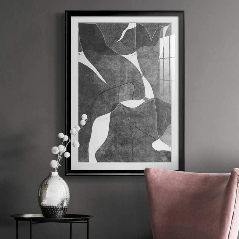 Night Bloom III - imprimé, Papier avec cadre noir, H 24,5 po x l 18,5 po x P 1 po, Oui