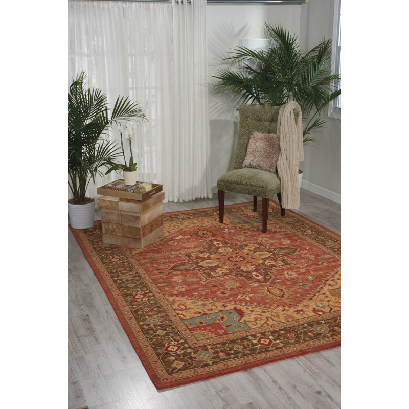 Floral Indoor Rug, Rectangle 3'6" x 5'6"