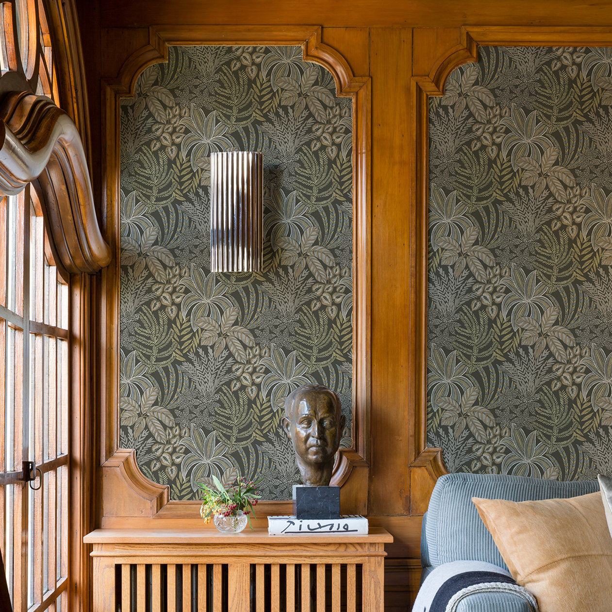 Ackland Floral Wallpaper, Brown