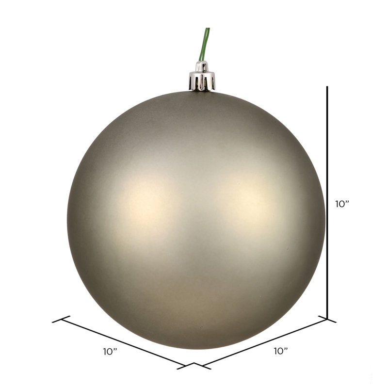 Ornement boule des Fêtes seulement, Fer forgé, H 10 po x l 10 po x P 10 po