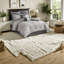 Luxurious Silver Jacquard Bedding Sets, Polyester Comfort, Year-round Elegance
