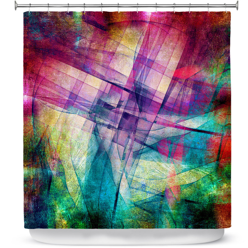 Abstract Shower Curtain