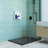 Emberveil Black SMC Shower Base 36" x 72" – Low Profile Anti-Slip Stone Texture with Side Drain-126048056