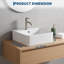 FXSGER Chrome Ceramic Sink-133671186