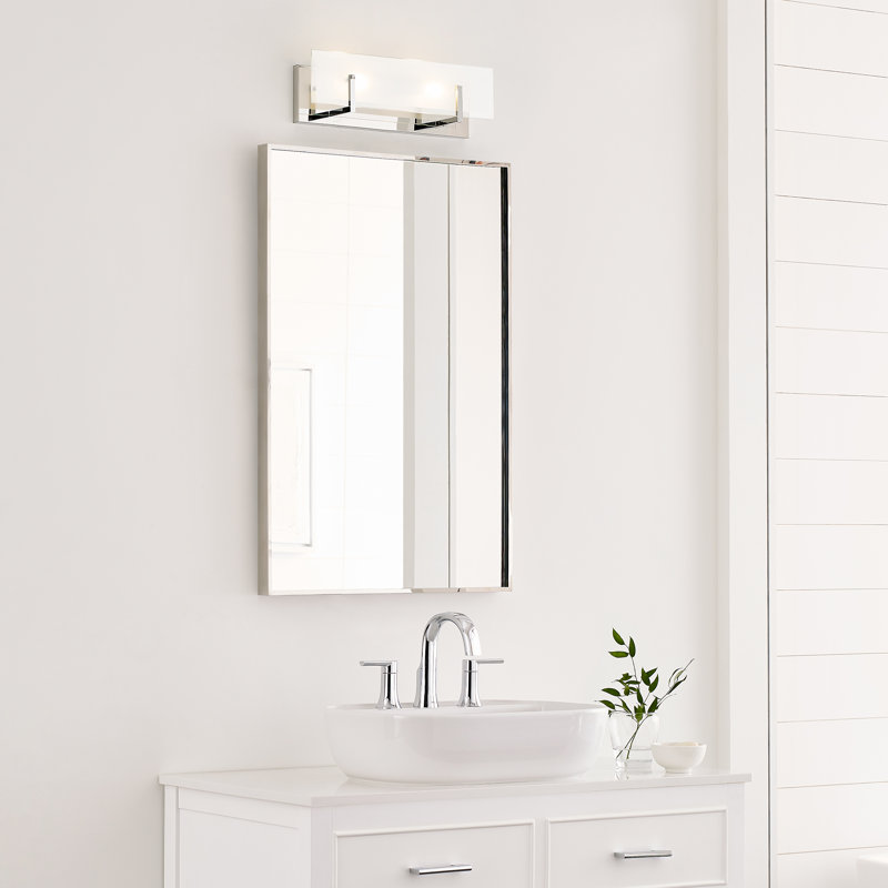 Syll Two Light Wall / Bath from Visual Comfort Studio, Chrome, No Bulb Included, 2-Light