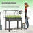 Outdoor Elevated Garden Box Plant Bed-1933221984