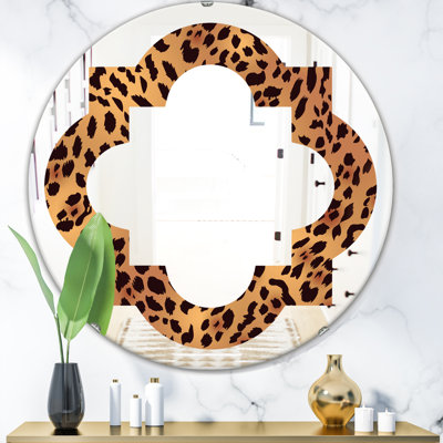 Miroir mural Leopard Fur Safari III