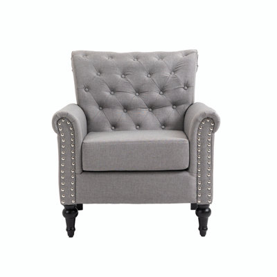 Deslynn 29.92'' Wide Tufted Armchair -  Alcott HillÂ®, 7026FC0677DB48AB954F0BF355C90BDF