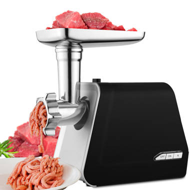 Alpine Cuisine Stainless Steel Electric Meat Grinder 1000W with UL  Approval, High Capacity Meat Tray Blade Sausage Stuffer Maker Meat Claws,  Food Meat