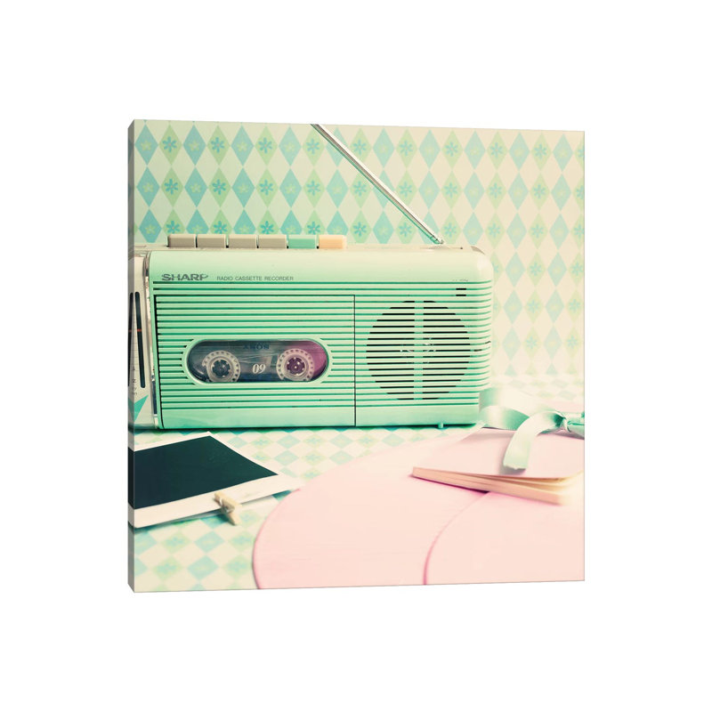 Radio Songs 1 Piece Wall Art on Canvas, 30.48 cm H x 30.48 cm W, Wrapped Canvas