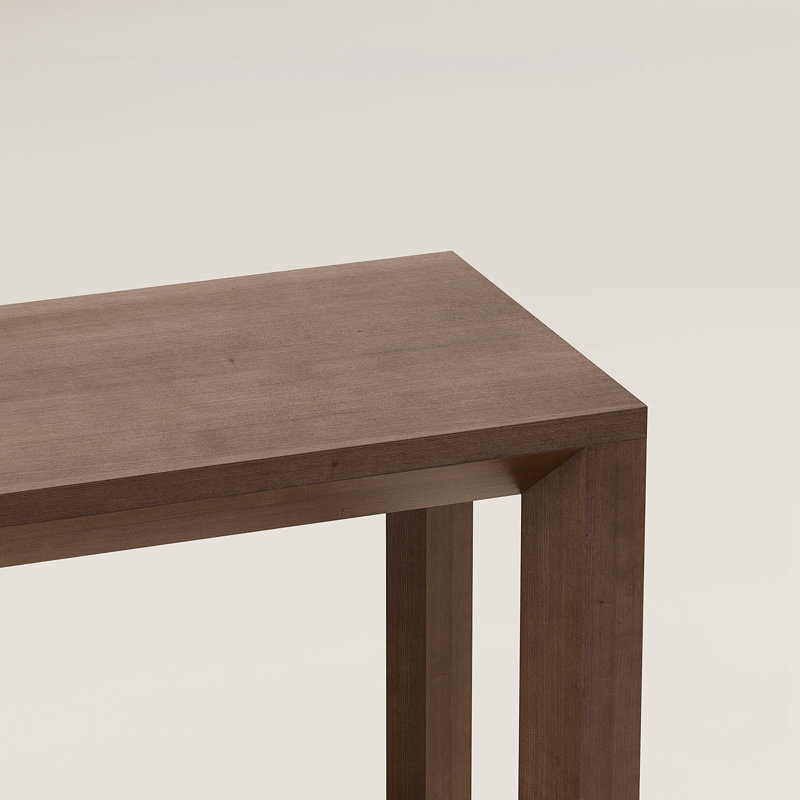 Console 60 po, Marron foncé