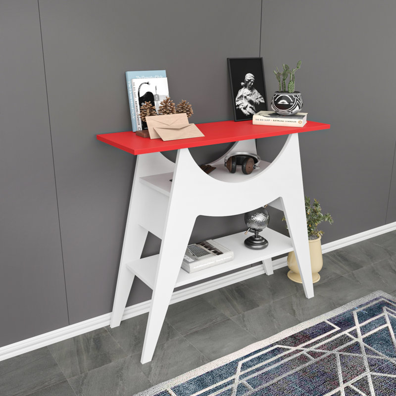 Ese 100Cm Console Table, Red