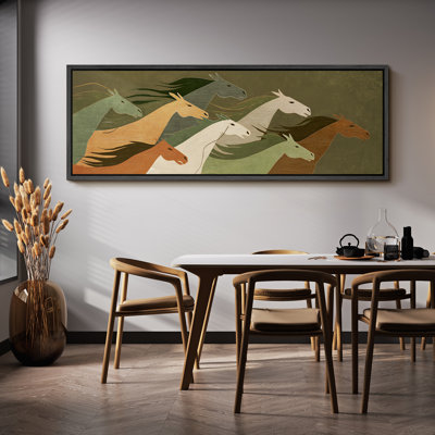 Reproduction d'art moderne sur toile encadrée