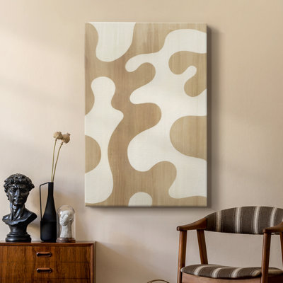 Sienna Ripples I -Custom Wrapped Gallery Cavas