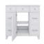 Meuble-lavabo 36 po avec lavabo en céramique, portes à fermeture douce, tablettes réglables et 3 tiroirs-165838051