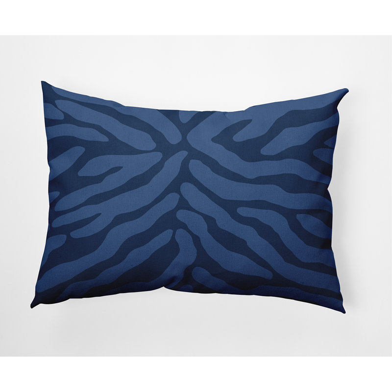  Coussin lombaire intérieur / extérieur Animal, bleu