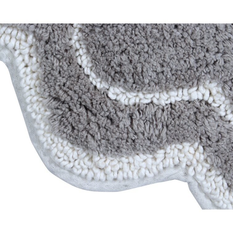 Dip Reverie Bath Rug - White/Gray, 20 x 32 in - Kroger