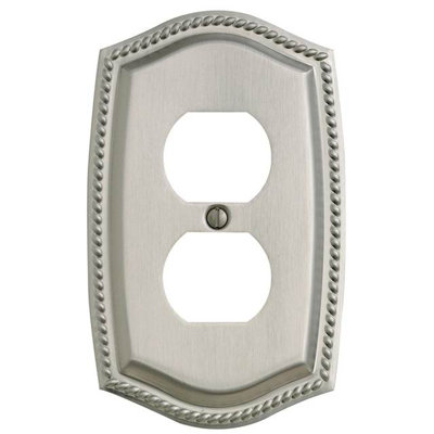 1-Gang Duplex Outlet Wall Plate