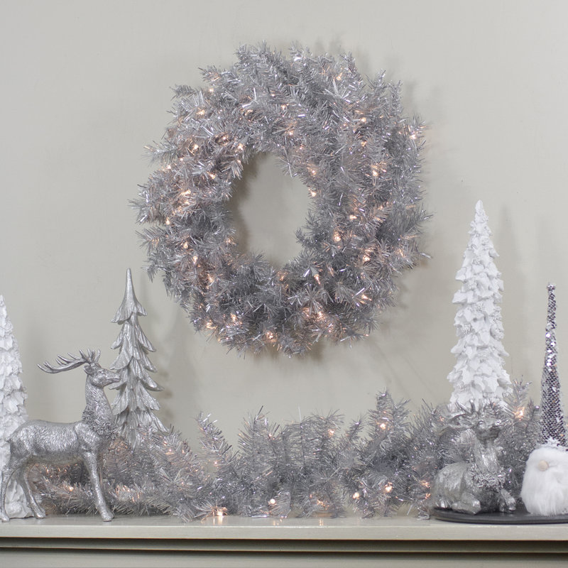 Guirlande de guirlande de Noël 24 po