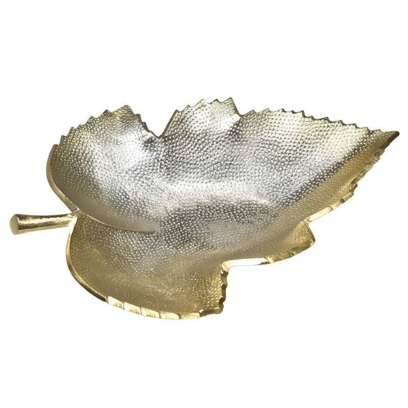Red Barrel Studio® Aluminum Tray, Gold