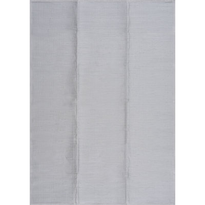 Tapis contemporain gris en polypropylène Kristofer