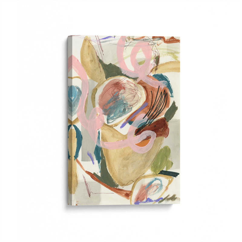 «Unraveled Pulse II» par Melissa Wang, reproduction d'art sur toile, H 48 po x l 36 po, Ne s’applique pas