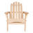 Breeona Wood Folding Adirondack Chairs with Folding Table Set-91603878
