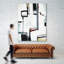 «The A Line I on Canvas» par Daleno, reproduction d'art