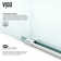 Winslow 48" W x 36" D x 80" H Sliding Frameless Shower Enclosure with 3/8  Clear Glass&Base