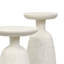 Ramara Outdoor Nesting End Tables-Aged White Concrete