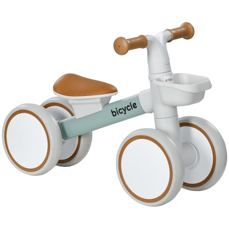 Baby Balance Bike, Toddler Balance Bike with Adjustable Seat, Green