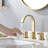 2-handle Bathroom Faucet with Drain Assembly-86794397