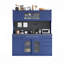 Grande armoire de rangement avec 6 tiroirs et 5 armoires-1010977345