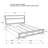Miranda 51-Inch Manufactured Wood Storage Panel Bed-106957748-106957749