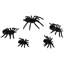 Décorations d'Halloween à pinces - 9,5 "Spider - ensemble de 5