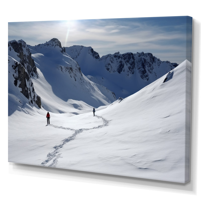 Winter Mountain Top IV, Toile tendue, H 30 po x l 40 po x P 1,5 po