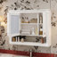 Armoire de salle de bain avec miroir