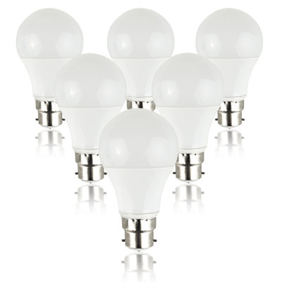 60W Equivalent A19 BA22d/Bayonet Cap 6500K LED Bulb