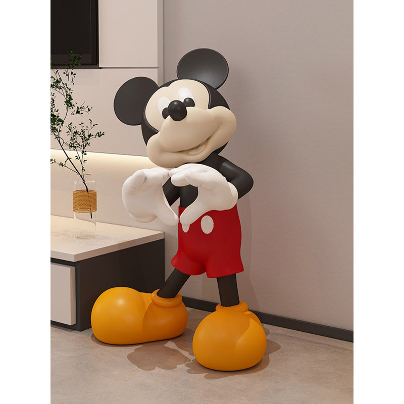 Articles de décoration créatifs en résine avec motif de Mickey Mouse