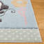 Tapis bleu en polypropylène tissé à la machine Featherste-88088955