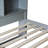Twin Over Twin Rubber Wood Bunk Bed With Shelves Grey By RIDGEPOLE-1225631779