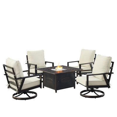 Timothe Outdoor 6 - Piece Conversation Set