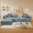 Convertible Modular Sectional Sofa Set Popular Microfiber Fabric Compression Sofa-998777889