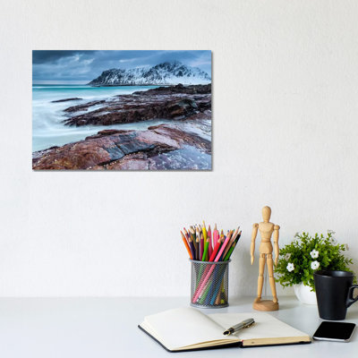 Norway, Lofoten, Skagsanden Beach I by Mikolaj Gospodarek - Wrapped Canvas Print