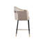 Carter Upholstered Stool with Metal Frame-801964241-801964240