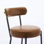Ensemble de 2 tabourets de bar, chaises rembourrées avec dossier-411639335