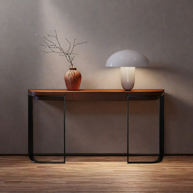 Console moderne avec 1 tiroir, H 31,5 po x l 62,99 po x P 15,75 po