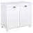 Versatile Bathroom Storage Cabinet With Tilt-Out Hamper And Independent Cabinets